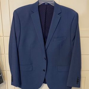 Men’s Apt. 9 Premier Flex Slim Fit Suit 44S 36x30 Blue